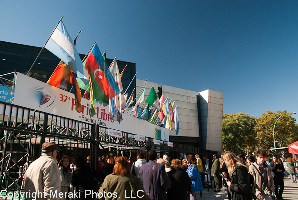 Photos of outside of Feria del Libro