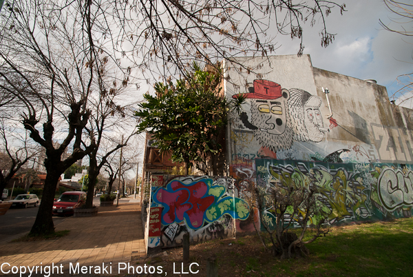 Photo of graffiti wall of fame