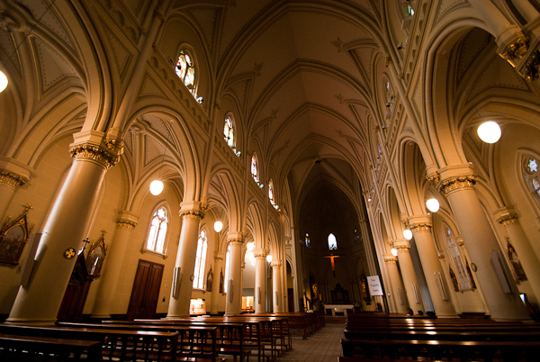 Photo of inside of cathedral