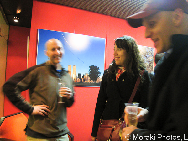 Photo of my friends.  I am sure we were having an intellectural conversation about the photography on display.