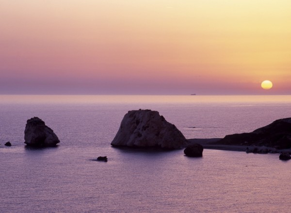 Aphrodite's Rock at Sunset, Cyprus [ThinkStock - iStock]