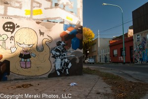 Photo of painting from female graffiti artist