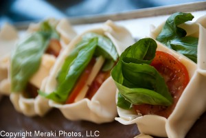 Photo of caprese empanadas pre-cooking