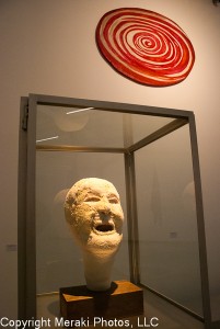 Photo of sculpture at Fundacion Proa