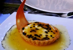 Aqui Esta Coco Passion Fruit Tart