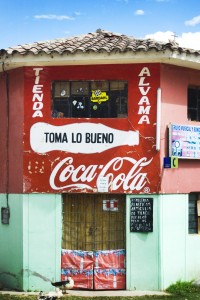 We love the colors of this roadside store.