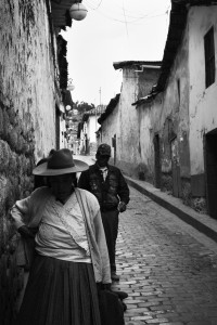 woman in the alley